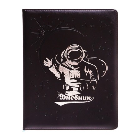 School diary for grades 5-11, PVC cover, Cosmonaut, mix-7