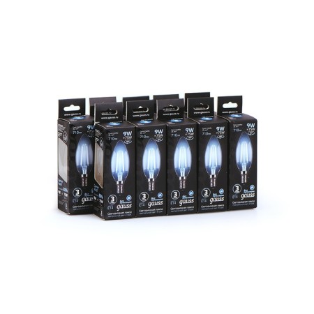 LED LED Filament Filament 9W candle 4100K neuter. Bel. E14 710lm Gauss 103801209-6