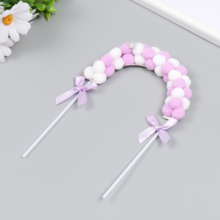 Decor for the creativity "Arka from Pompons" White-Siren 20x14 cm-1