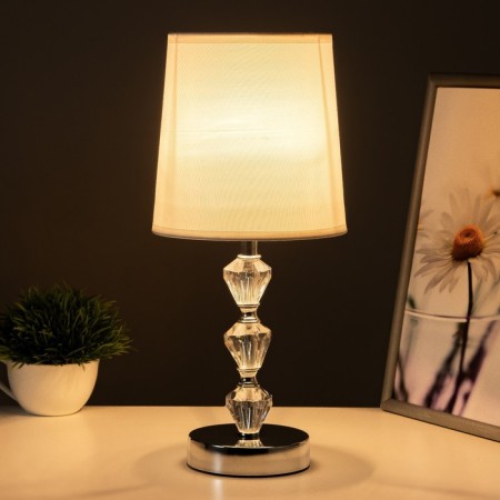 Vanessa table lamp E14 40W chrome 22.5x22.5x28 cm Risalux-1