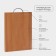 Doska is rushed with a premium bloodstream, a metallic lachka, 35 × 24.5 × 1.8 cm, beech