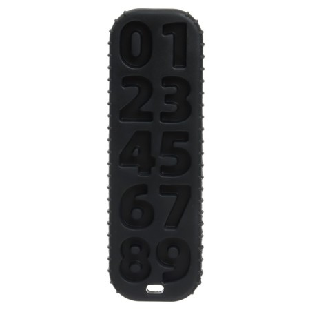 Teether for teeth "Putic", black color, size 16 cm-4