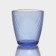 Low glass glass "Concept Straypi", 250 ml, blue color