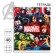 Notebook of 48 sheets in a cage, cardboard cover, block No. 2, whiteness 75% (gray sheets), Marvel, Avengers
