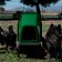 Nest for chickens of layers of plastic with an egg plate on the legs