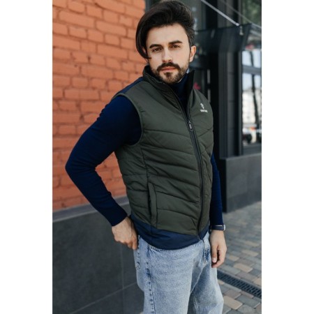 Male ise vest, size 52, khaki color-7