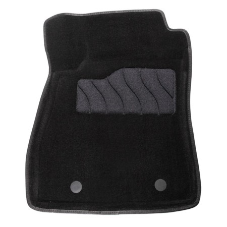 Pile rug for Nissan Tiida (C13), 2015-, black-1