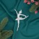 Christmas tree decoration "Ballerina in dance" 13x8, white