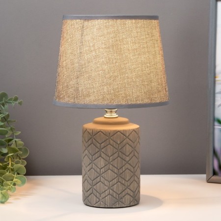 Table lamp 08939/1 E14 40W Gray 17x17x30 cm Risalux-1