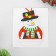 Set for creativity - Create a Christmas tree decoration from felt "Snowman in mittens"
