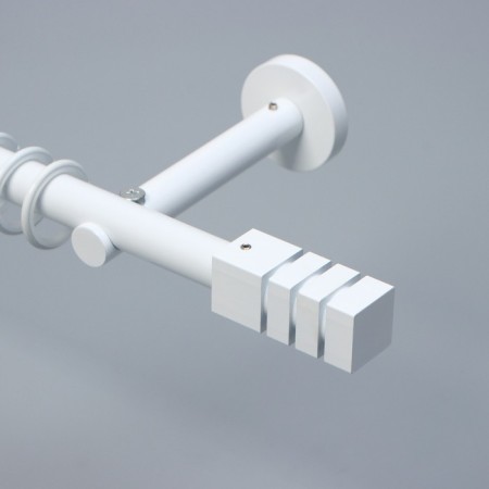 Tip on the cornice d = 19 mm "Nordik", the color is white