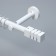 Tip on the cornice d = 19 mm "Nordik", the color is white