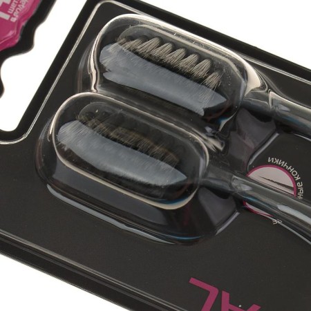 Dental brush D.I.E.S CHARCOAL, average stiffness, 1+1 pc., Mix-5