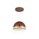 LED LED SUSCOUSE OF AMBRELLA LIGHT, ICE, FA9497, LED, 36 W, 2700LUM, 4200K, Coffee color, Chrome