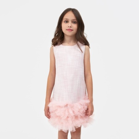 Платье для девочки MINAKU: PartyDress цвет розовый, рост 128-4