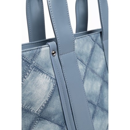 Bag Tout Women, Ecokuzha, Ludor Blue, 36x12x29 cm-3
