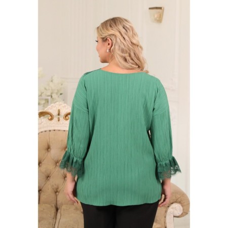 Female jumper, size 50, green color-12