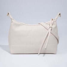 Lightning bag, beige color