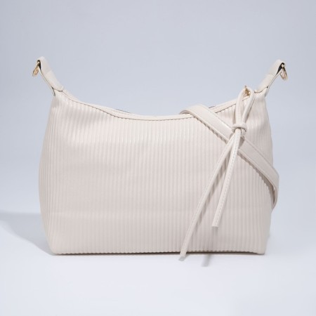 Lightning bag, beige color