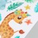 Interior color sticker "Beast and exotic flowers" 50x70 cm