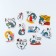 Stickers on the suitcase "Follow the dream", 10 pcs
