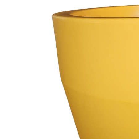 Kashpo for flowers "Chalice" 58x52 cm, 90 l, yellow color-1