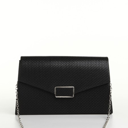 Female bag on a magnet, black color