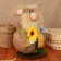 The amulet "House puzatik with wishes", 28 cm, mix