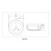 ABBER Bequem AC2103MG shell, 400x400x140 mm, gray, matte