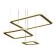 LED LED suspension with the remote control Ambrella Light, Original, FA433, 3HLED, 192 W, 14400LUM, 3000-6400K, Coffee Color