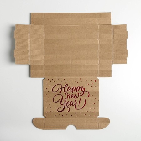Folded rifting box "New Year", 21 x 15 x 5 cm, New Year-5