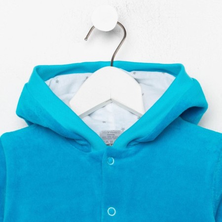 The overalls insulated for the boy, the color is blue, height 74-1