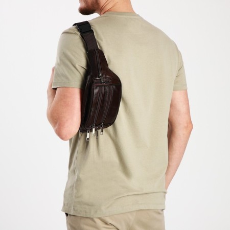 Board belt on lightning, brown color-5