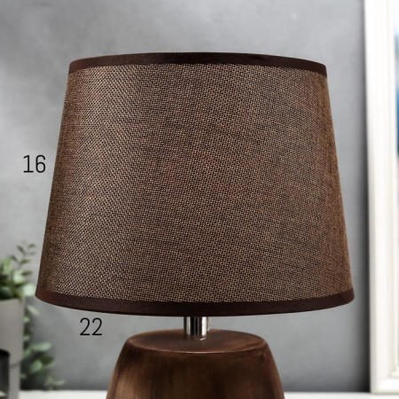 Highway lamp 16400/1 E14 40W Black-brown 22x22x37 cm Risalux-5