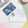 Postcard "Beloved Brother!" Congrev, embossing, blue background, 12.5x19.5 cm