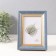 Photo frame plastic 10x15 cm "Gabriel" blue with a gold strip 2.2x14x19 cm
