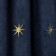 Set of curtains "Belli", size 2x145x270 cm, blue color