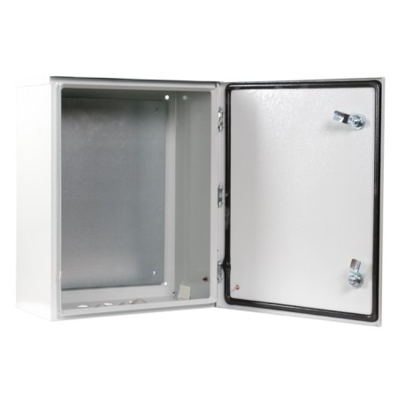 A shield with the mounting panel of the SMP 06-2 IP54 (500x400x220) Rucelle