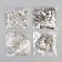 Installation button, alpha (S-shaped), iron, d = 10 mm, silver color