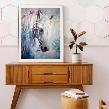 Picture on the numbers "Picturesque horse", 40 × 50 cm, 22 colors-2