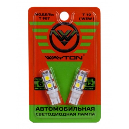 LED LED Wayton T907 12V (T10/W5W), 2 pcs-1