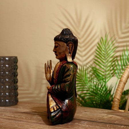 Souvenir "Buddha" Albezia 20x10x30 cm-2