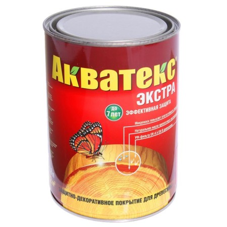 Protective texture coating for wood, mountain ash, 0.8 liters