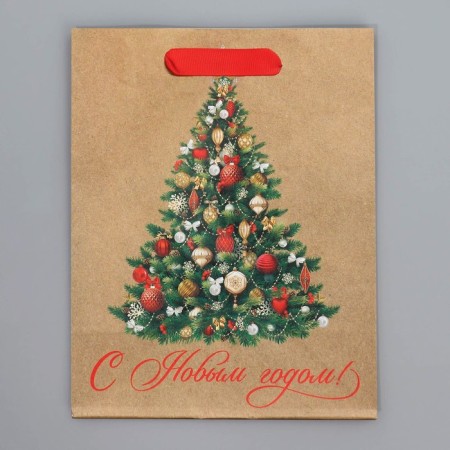 Craft vertical “Christmas tree”, MS 18 x 23 x 10 cm, New Year-7