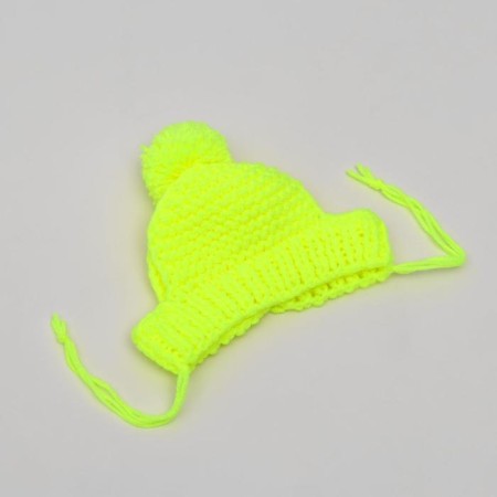 Knitted hat for dogs, XS-S (head volume 22-24 cm, height 7.5 cm), mix-3