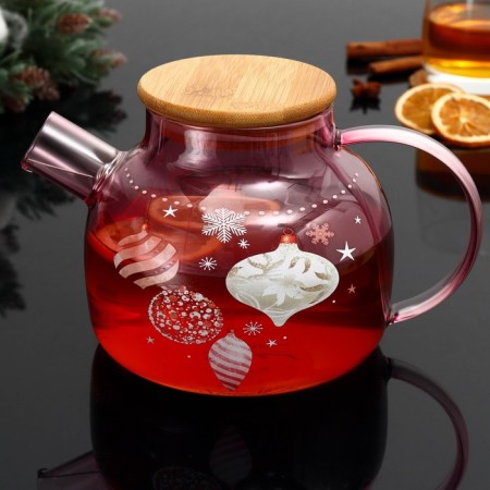 Teapot "Pink Tale", 1000 ml-2