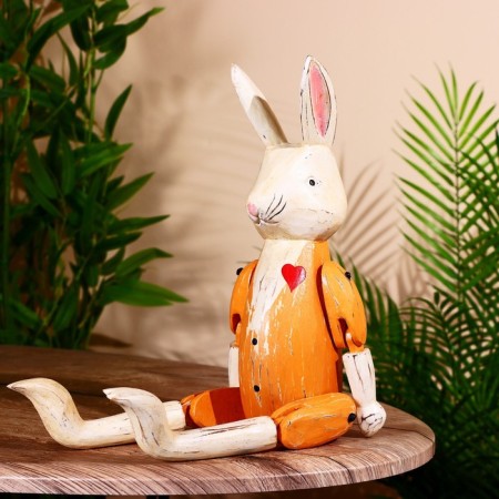 Souvenir "Rabbit" hanging paws, wood 40 cm-2