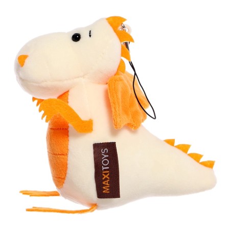 Soft toy "Dragon", milk-orange tummy, 13 cm-5