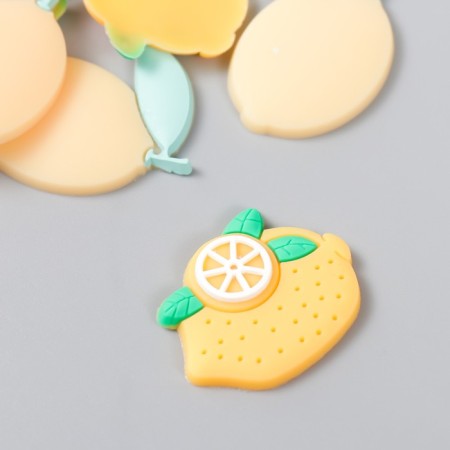 Decor for creativity rubber "Lemonchiki" set 16 pcs mix 2.3x3 cm-2