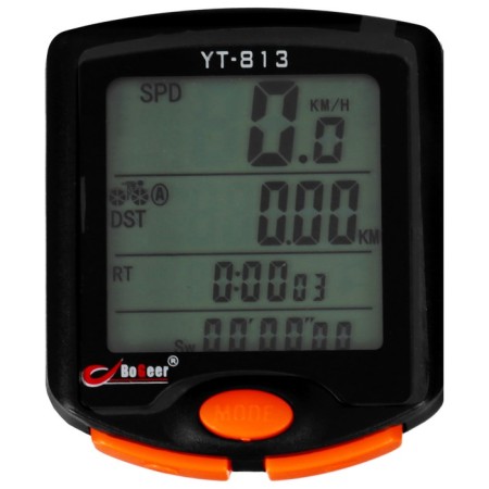 Cycling -computer wired, black/orange color